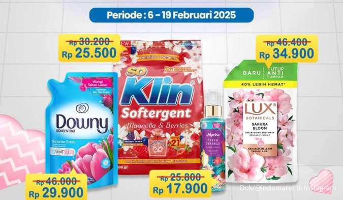 Promo Deterjen & Sabun Mandi Indomaret & Superindo Weekday Hari Ini 6 Februari 2025