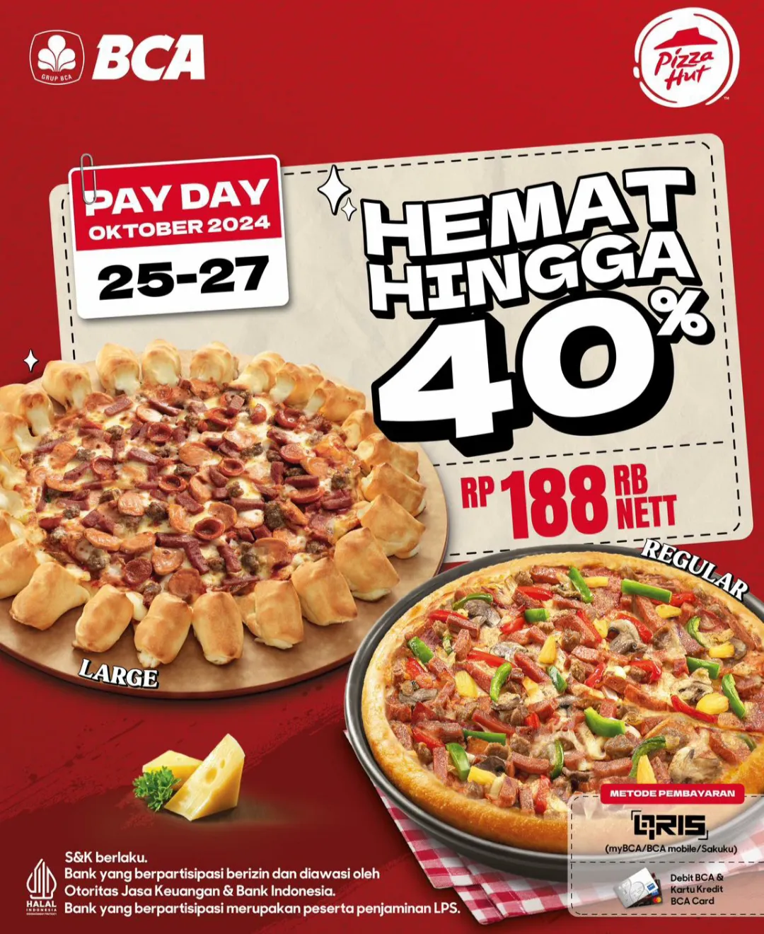Promo Pizza Hut Payday x BCA