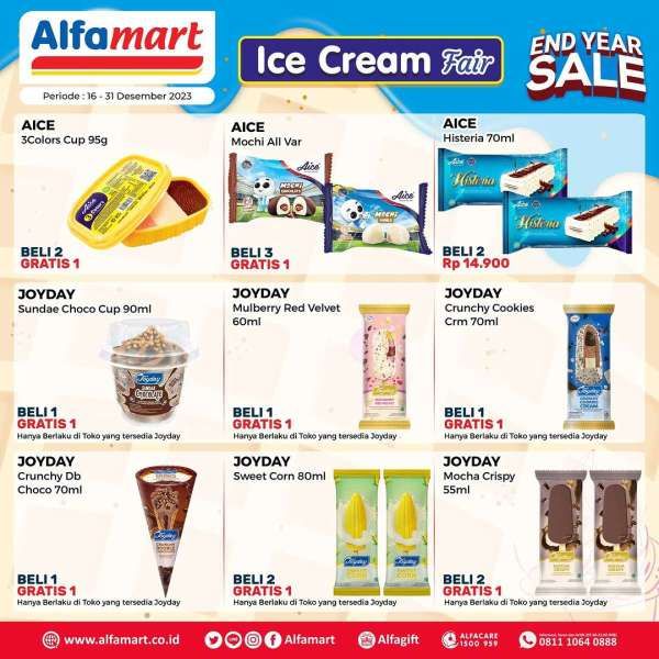 Promo Alfamart Terbaru 16-31 Desember 2023 Ice Cream Fair