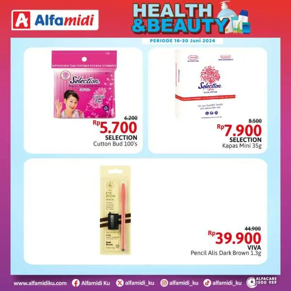 Promo Alfamidi Health & Beauty Periode 16-30 Juni 2024