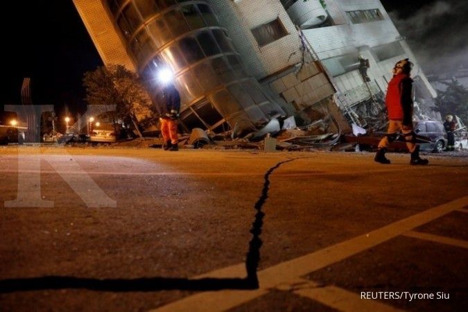 Gempa kuat 6,4 magnitudo guncang Taiwan, dua orang tewas 