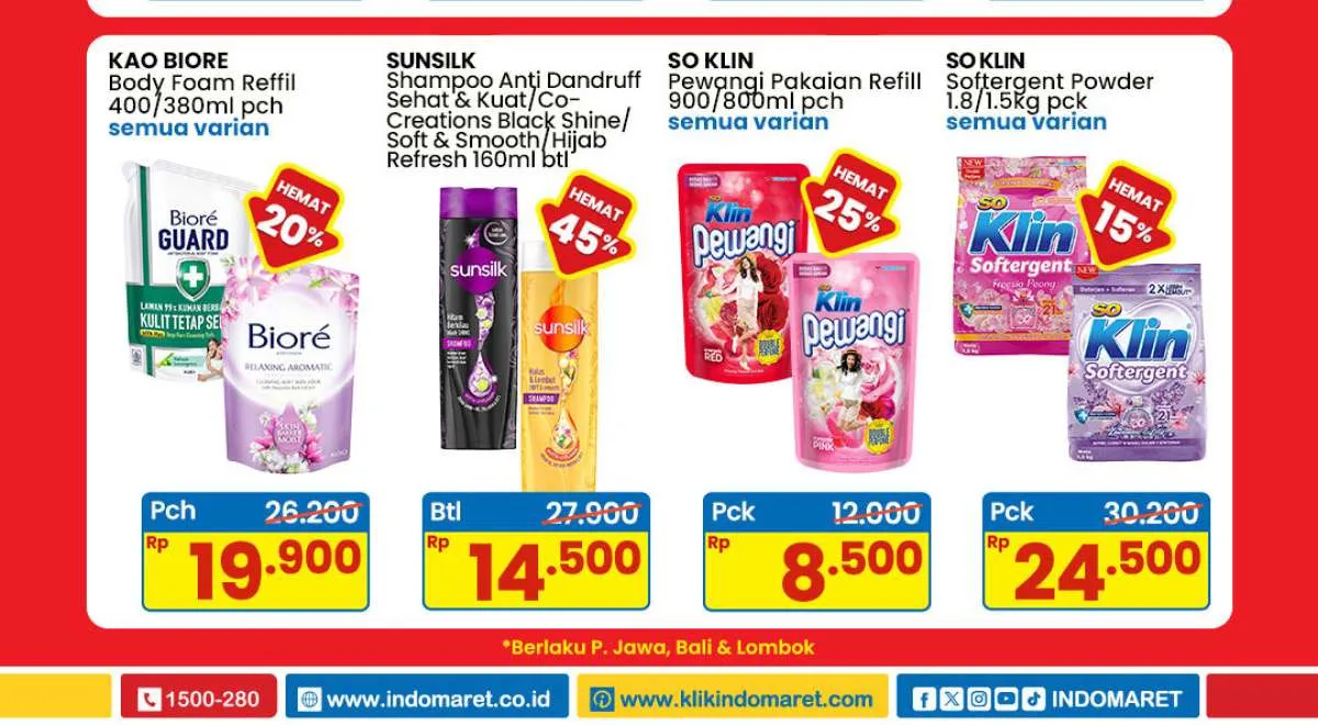 Promo Deterjen Weekend 11-13 Juli 2025 di Alfamart, Superindo dan Indomaret