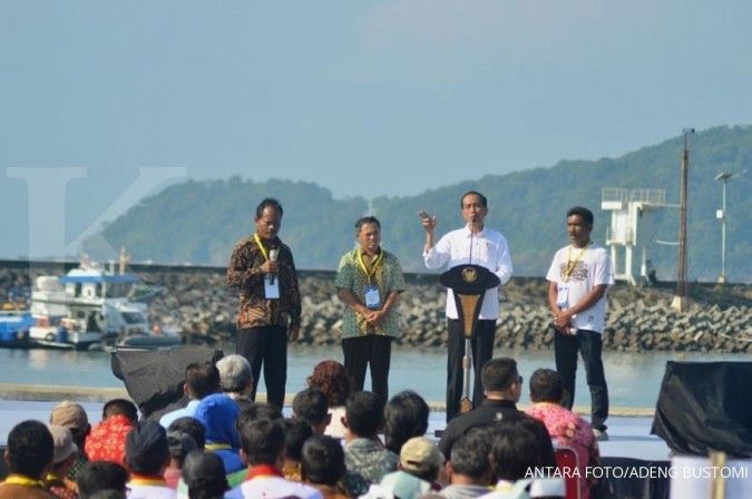 Jokowi resmikan proyek keramba jaring apung di Pangandaran