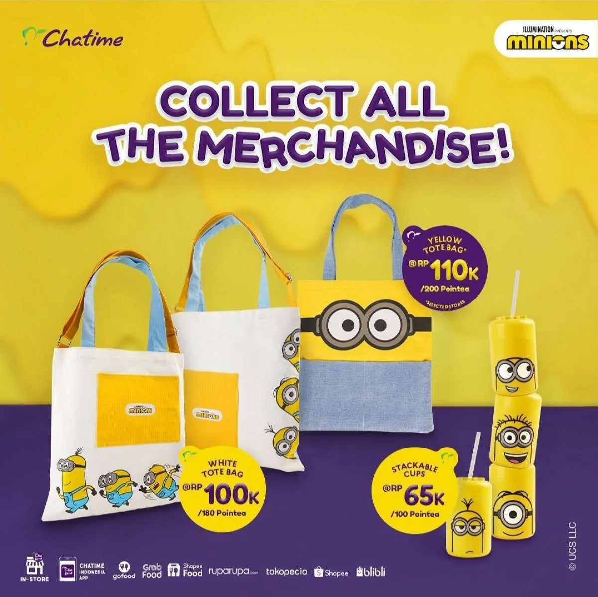 Promo Chatime x Minions, Menu Baru Mulai dari Minuman Hingga Merchandise Lucu