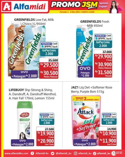 Promo JSM Alfamidi Spesial Gajian Periode 1-4 Mei 2025