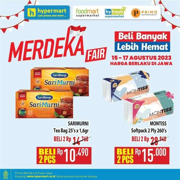 Promo Hypermart Beli Banyak Lebih Hemat Periode 15-17 Agustus 2023