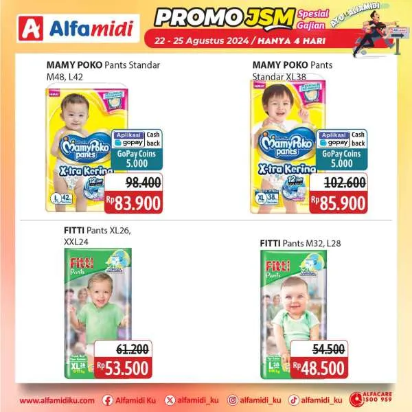 Promo JSM Alfamidi Spesial Gajian Periode 22-25 Agustus 2024