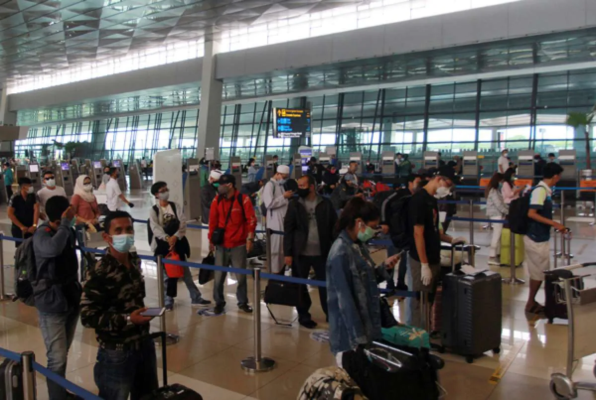 Libur, pergerakan penumpang Bandara Soetta capai rekor tertinggi selama pandemi