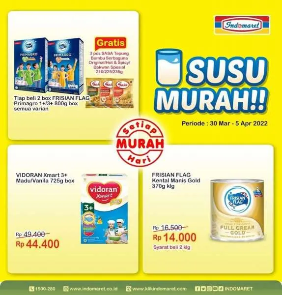 Promo Indomaret Super Hemat Periode 30 Maret-5 April 2022