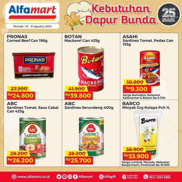 Promo Alfamart Kebutuhan Dapur 16-31 Agustus 2024