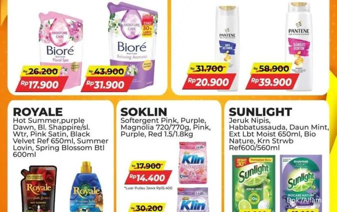 Promo Alfamart Paling Murah Sejagat 24-31 Mei 2025, Sunlight-Soklin Harga Spesial