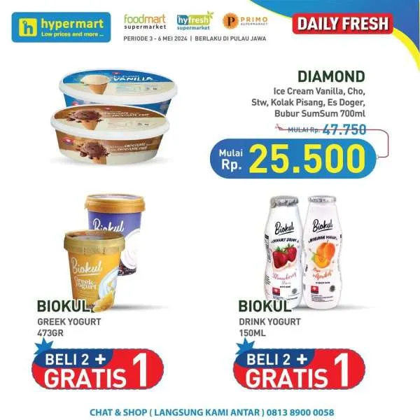 Promo JSM Hypermart Hyper Diskon Weekend Periode 3-6 Mei 2024