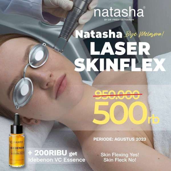 Promo Perawatan Laser Skinflex di Klinik Natasha, Dibanderol Jadi Setengah Harga!