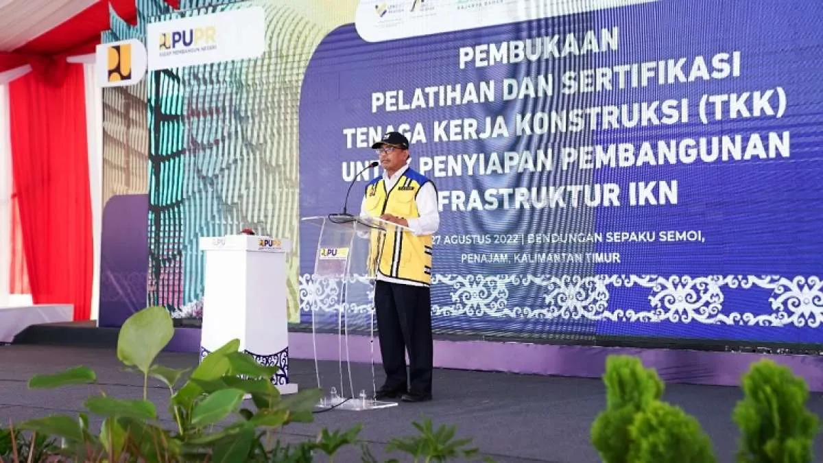 Dukung Kompetensi TKK, Brantas Abipraya & PUPR Gelar Pelatihan & Sertifikasi di IKN