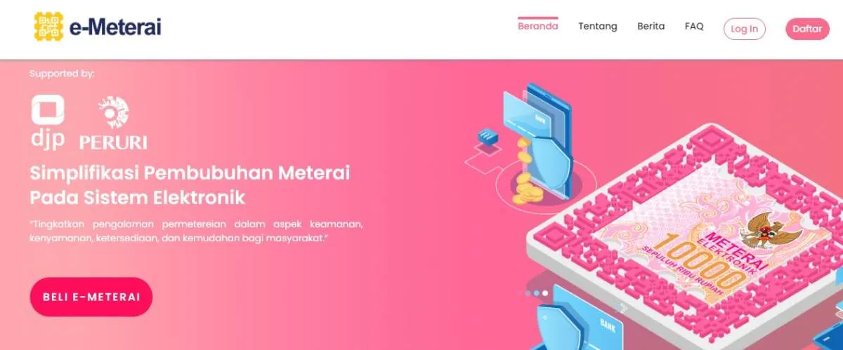 Catat, Ini Cara Beli e-Meterai dan Membubuhkannya di Dokumen PPPK 2022