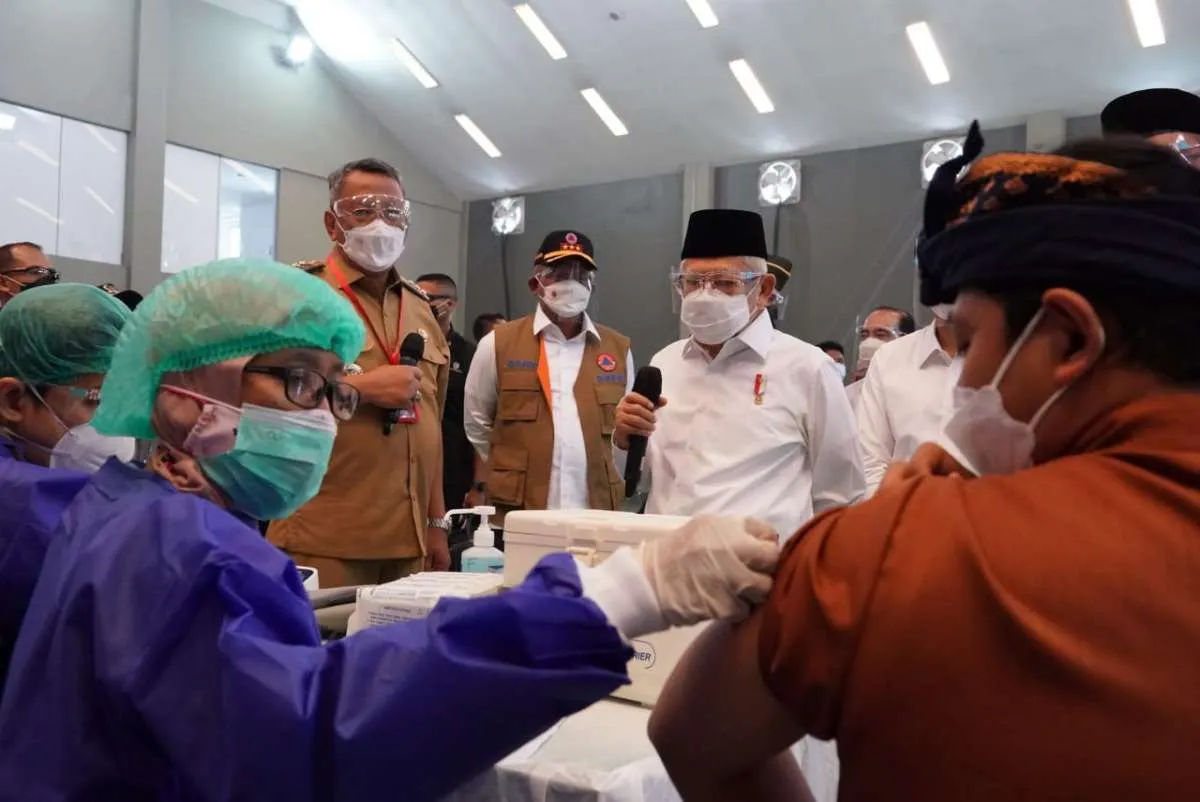 Wapres Ma’ruf Amin dorong vaksinasi massal agar kekebalan kelompok terbentuk
