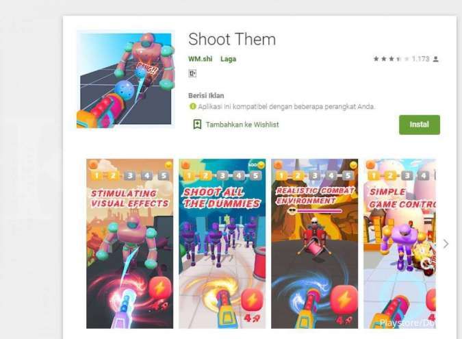 Aplikasi game Android - Shoot Them