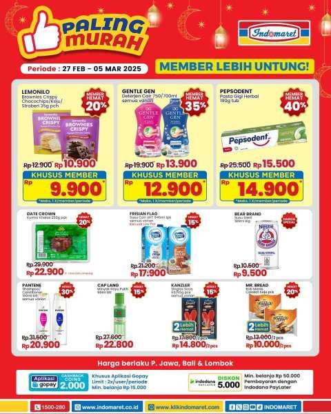 Promo Indomaret 27 Februari-5 Maret 2025 Paling Murah