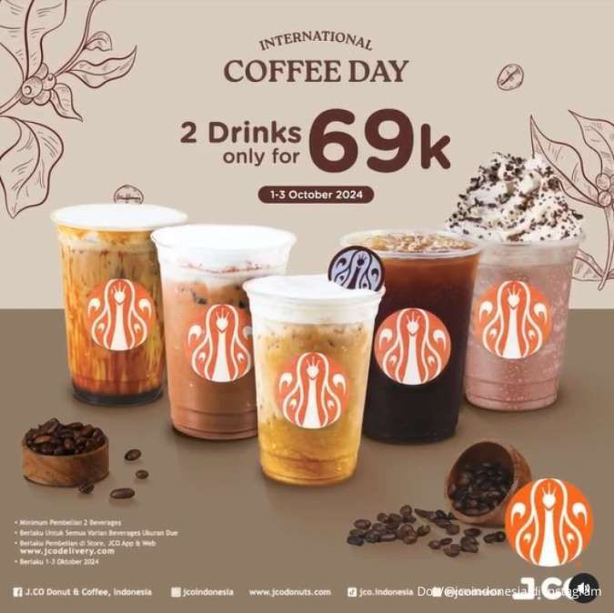 Promo J.CO Spesial Hari Kopi Internasional 2024