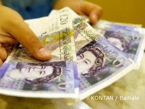 Poundsterling menguat terhadap euro