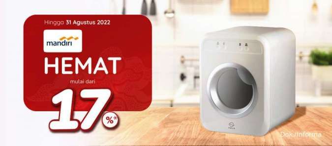 Promo Informa-Bank Mandiri Spesial HUT RI, Diskon 17% untuk Aneka Elektronik