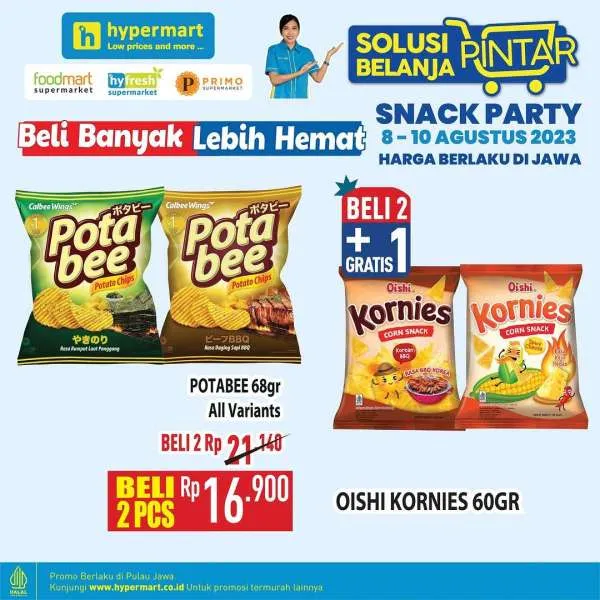 Promo Hypermart Beli Banyak Lebih Hemat Periode 8-10 Agustus 2023