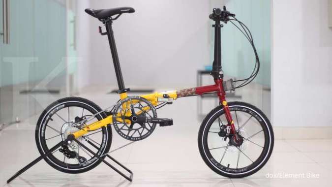 Yuk intim harga sepeda lipat Element Troy X 10 edisi B2W Batik yang baru dirilis