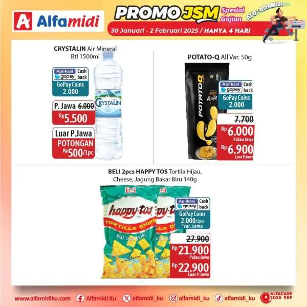 Promo JSM Alfamidi Spesial Gajian Periode 30 Januari-2 Februari 2025