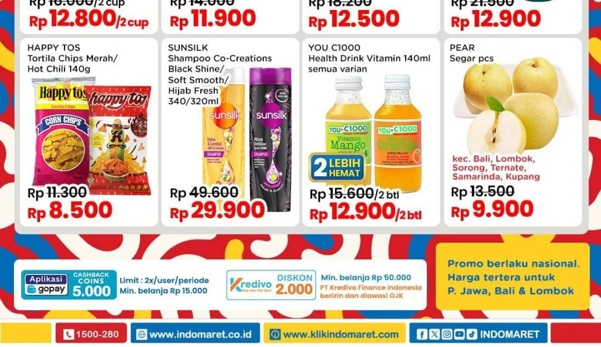 Promo Indomaret Weekend You C1000 Beli 2 Lebih Hemat, Diskon Rp 2.000 dengan Kredivo