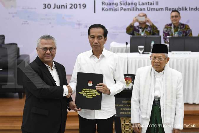 KPU resmi tetapkan Jokowi-Ma'ruf sebagai presiden dan wapres terpilih 2019