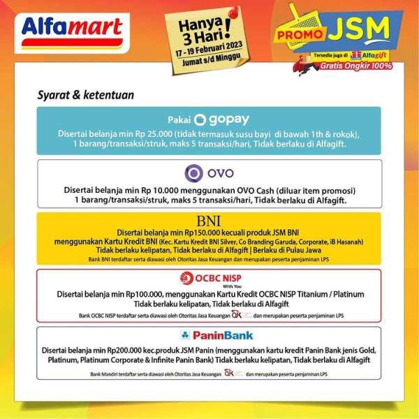Katalog Promo JSM Alfamart Terbaru 17-19 Februari 2023