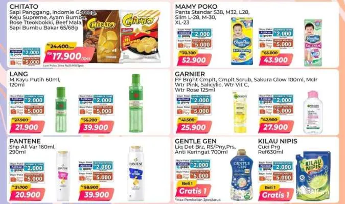 Promo PSM Alfamart Periode 1-7 November 2025, Beli 1 Gratis 1 Gentle Gen-Kilau Nipis