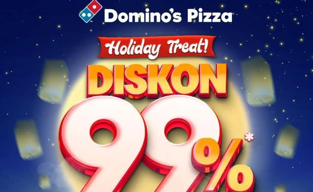 Promo Domino's Pizza Spesial Long Weekend Bulan Mei 2025, Dapatkan Diskon 99%