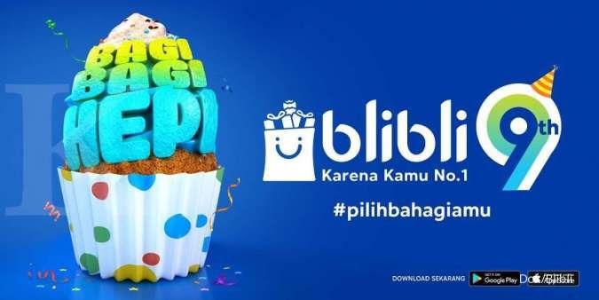 Pelanggan Penuhi Wishlist Selama Ulang Tahun Blibli