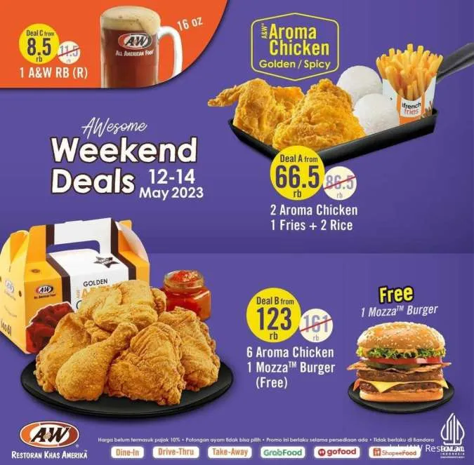 Promo AW Restoran Weekend Deals 