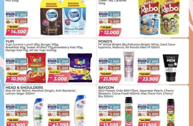Promo PSM Alfamart Periode 8-15 Oktober 2025, Head & Shoulders Diskon Rp 20.300