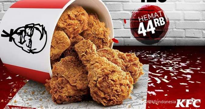 Promo KFC Spesial 44th Anniversary KFC Sampai 18 Oktober 2023, Lebih Hemat Rp 44.000