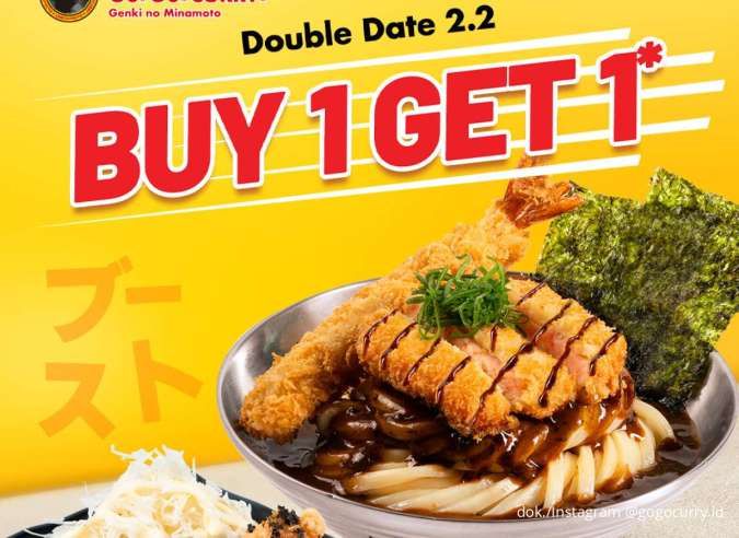 Dompet Aman! Go!Go!Curry! Hadirkan Promo 2.2 Menu Spesial hingga 6 Februari