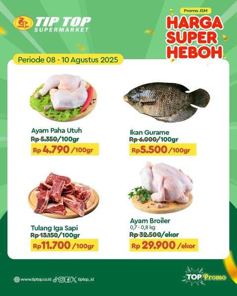 Promo JSM Tip Top 8-10 Agustus 2025