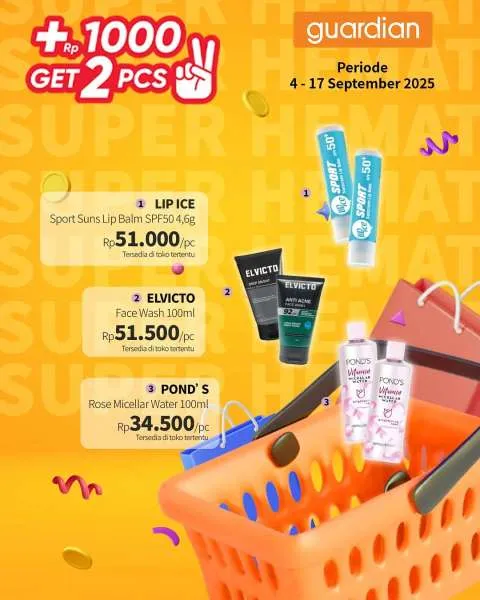 Promo Guardian Super Hemat Periode 4-17 September 2025