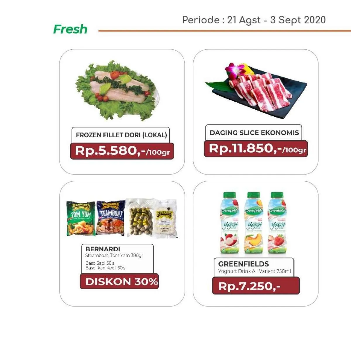 Promo Yogya Supermarket 21 Agustus – 3 September 2020, masih ada waktu!