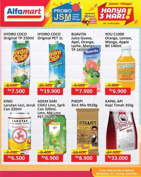 Promo JSM Alfamart 9-11 Mei 2025