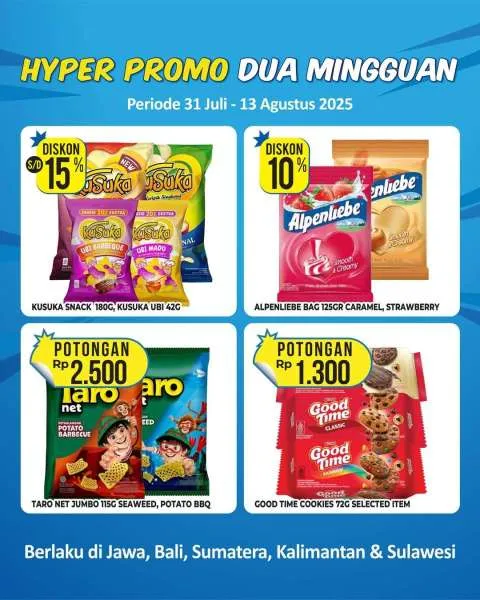 Promo Hypermart Dua Mingguan Periode 31 Juli-13 Agustus 2025