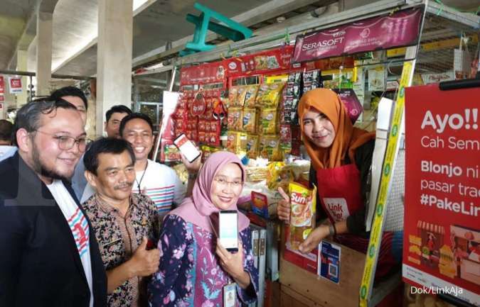 LinkAja fasilitasi pembayaran digital di Pasar Peterongan, Semarang