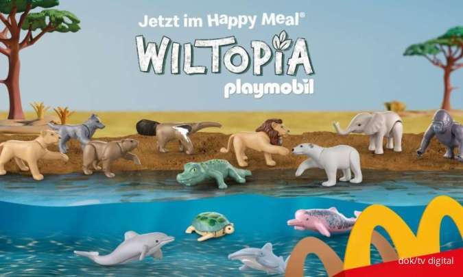 Koleksi Mainan Satwa Liar Playmobil Wiltopia di Promo McD Happy Meal Mei-Juni 2024