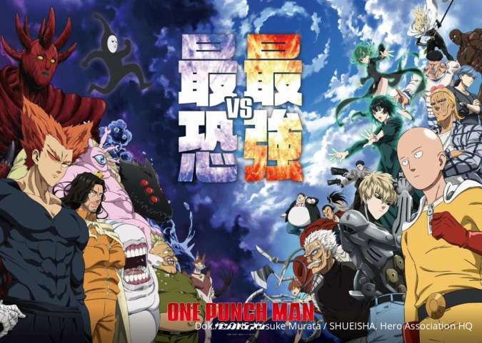 One Punch Man S3 Tayang Oktober 2025! Penampakan Visual Terbaru dan Jadwal Tayang