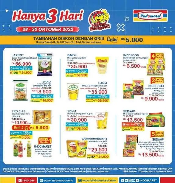 Katalog Promo JSM Indomaret 28-30 Oktober 2022
