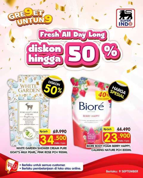 Promo 9.9 di Superindo 9 September 2025