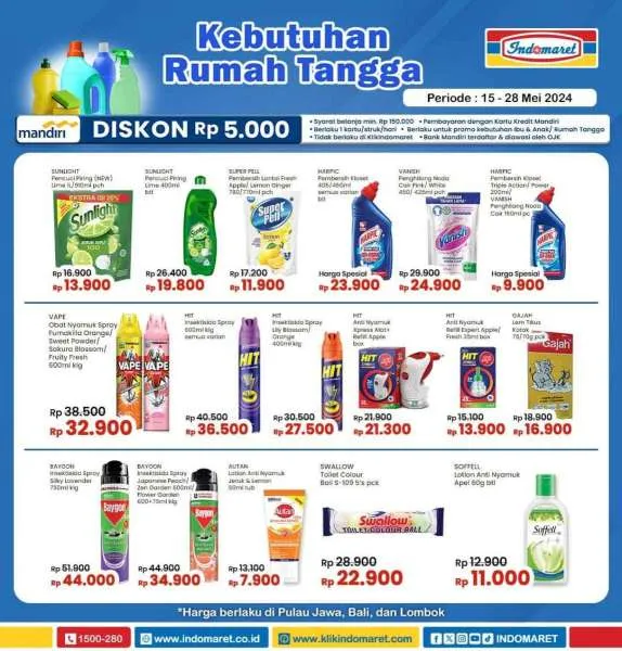 Promo Indomaret Super Hemat Terbaru 15-28 Mei 2024