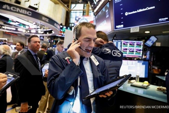Indeks Wall Street meloncat setelah kekhawatiran perang dagang AS-China mereda